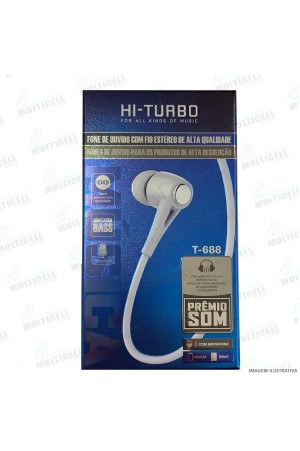 FONE DE OUVIDO HI TURBO T-688