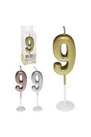 VELA DE ANIVERSÁRIO NÚMERO 9