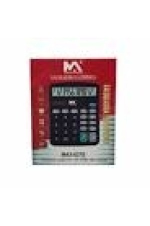 Calculadora Eletrônica 12 Digitos Max Midia -  MAX-837M - Pilha Palito AAA