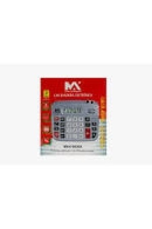 Calculadora Eletrônica 8 Digitos Max Midia -  MAX-9838A - Pilha AA