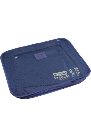 Kit Organizador de Malas com 6 Peças Viagem Jacki Design - ARH18608 Azul