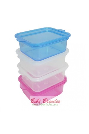 Kit Mini Potes de Plástico 8 Peças - HU65376