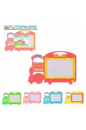 Lousa Infantil Mágica Maria Fumaça 28 cm x 35 cm sortido - Wellmix - WBY429