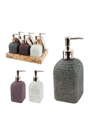 PORTA SABONETE LIQUIDO COLMEIA 500ML DE VIDRO WX6587