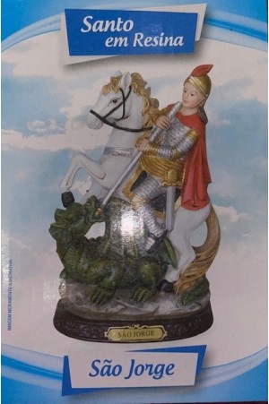 IMAGEM SAO JORGE 15,5CM - RESINA