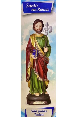 IMAGEM SAO JUDAS TADEU 31CM - RESINA