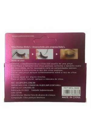 Cilios Posticos Par Meily's MCL-3022 - 3D