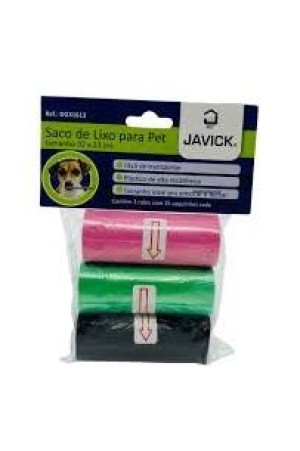 SACO COLETOR FEZES PARA PET 3PCS REF: DG31613